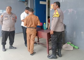 Kanit Reskrim Polsek TBS IPTU L. Simatupang pimpin olah TKP