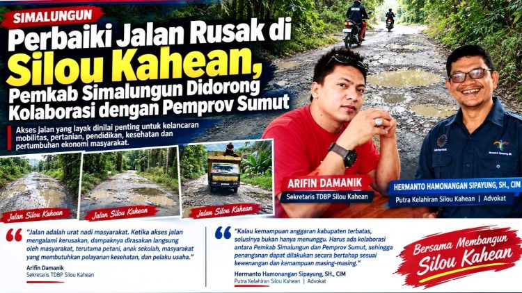 Sekretaris TDBP Silou Kahean, Arifin Damanik dan Hermanto Hamonangan Sipayung SH, CIM