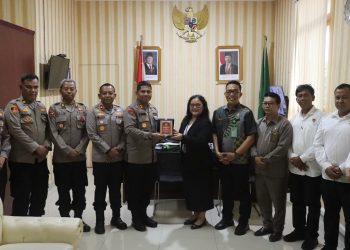 Kapolres Pematangsiantar, AKBP Dhana Noer Kurniawan, S.I.K., M.M kunjungan silaturahmi ke PN Pematangsiantar
