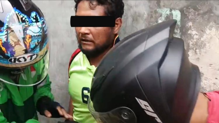 Polisi menangkap pengedar ganja kering di Jalan Yos Sudarso, Kelurahan Glugur Kota, Kecamatan Medan Barat. (Foto Ist)
