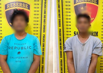 Kedua pelaku Curat GGS dan KH