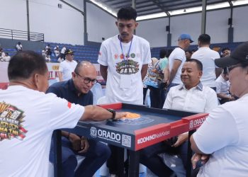 Wakapolres Pematangsiantar Budiono Saputro, S.H., M.H Hadiri Pertandingan Domino HUT TNI ke-8I