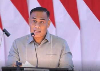 Anggota DPRD Kota Medan dari Fraksi NasDem, Saipul Bahri, menyampaikan Laporan Reses VI Masa Sidang ke 3 Tahun 2025-2026 dari Dapil II. (Foto Ist)