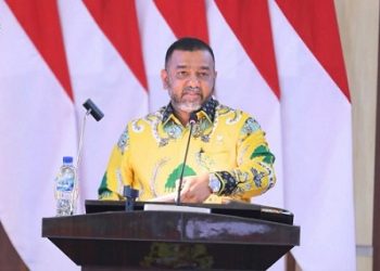 Anggota DPRD Kota Medan Dapil V dari Fraksi Golkar, Rommy Van Boy sampaikan hasil reses Dapil V kepada Pemko Medan. (Foto Ist)