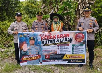 Sat Binmas Polres Tanjungbalai gencar turun ke lapangan untuk mengedukasi masyarakat.