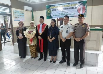 Kapolsek TBS AKP Herwin Hadiri Pelantikan Wakil Ketua PN Tanjungbalai