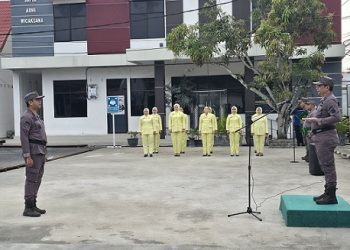 Kajari Tanjungbalai Bobon Robiana, S.H. M.H pimpin upacara Hari Lahir Kejari RI Ke 81