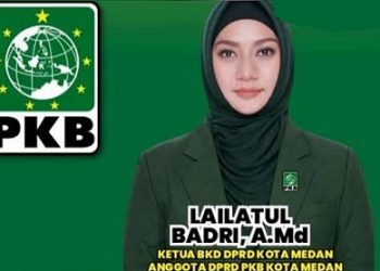 Anggota Komisi 4 DPRD Kota Medan, Lailatul Badri.  (Foto Ist)