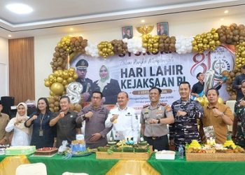 Kapolres Tanjungbalai AKBP Welman Feri, S.I.K. M.I.K Hadiri Syukuran Hari Lahir Kejaksaan RI ke-81