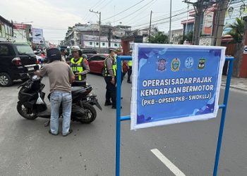 Sat Lantas Polres Pematangsiantar Razia Gabungan PKB Tahun 2026 di Jalan Merdeka