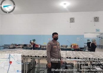 Polsek Siantar Martoba Montoring Distribusi MBG di Dapur SPPG Martoba