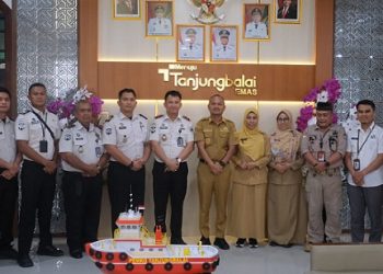 Wali Kota Tanjungbalai Mahyaruddin Salim menerima kunjungan silaturahmi dari Kalapas Kelas IIB TBA Refin Tua Simanullang beserta jajaran
