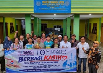SMSI Siantar-Simalungun dan BI Berbagi Kasih ke Panti Asuhan