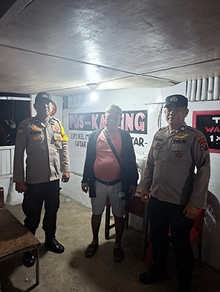 Polsek Siantar Utara Laksanakan SALING di Pos Kamling Melayu Antisipasi 3C