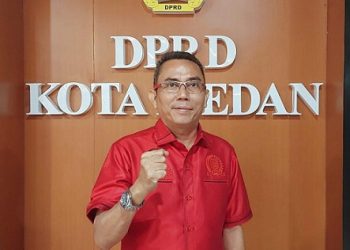 Anggota Fraksi PDI Perjuangan DPRD Medan, Paul Mei Anton Simanjuntak SH. (Foto Ist)