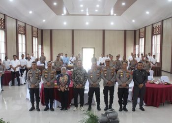Kapolres Simalungun AKBP Marganda Aritonang, S.H., S.I.K., M.M Terima Kunjungan Tim Peneliti Puslitbang Polri
