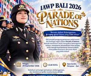 Polres Simalungun Sosialisasikan Semangat Persatuan Polwan Dunia Lewat IAWP Bali 2026