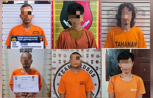 Pelaku kejahatan curas dan curat yang ditangkap polisi. (Foto Ist)