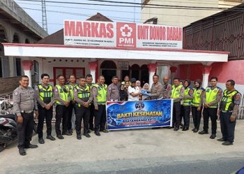 Sat Lantas Polres Tanjungbalai Gelar Donor Darah di PMI
