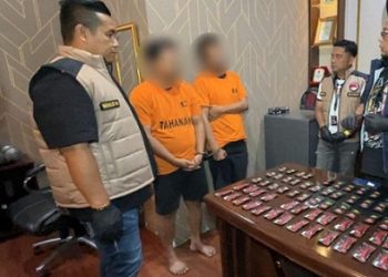 Dj RM dan rekannya yang ditangkap Polisi (Foto Ist)