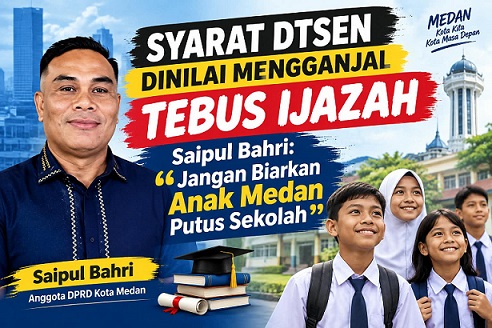 Anggota DPRD Kota Medan, Saipul Bahri. (Foto Ist)
