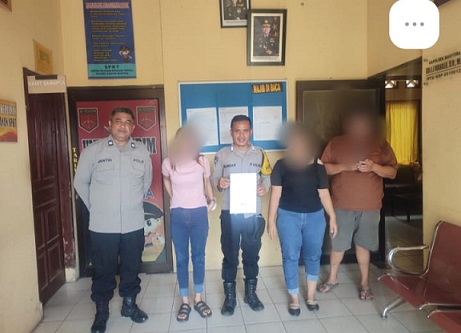 Personil piket Polsek Siantar Martoba selesaikan dugaan perkelahian di Jalan Handayani