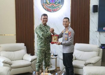 Kapolres Simalungun AKBP Dr. Hendri Nupia Dinka Barus, S.H., S.I.K., M.M Kunjungan Silaturahmi ke Makorem 022/Pantai Timur 