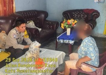 Polsek Siantar Martoba Cek TKP Dugaan Selisih Paham di Gang Kenanga Tindaklanjut CC 110
