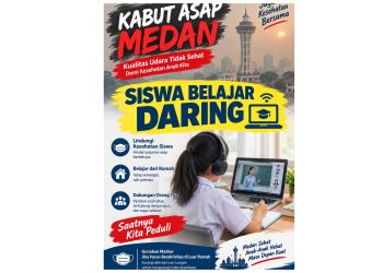 Kepala Disdikbud Kota Medan, Ahmad Barli Mulia Nasution - kabut asap. (Foto Ilsutrasi /jurnalx.co.id)