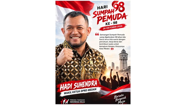 Wakil Ketua DPRD Kota Medan, Hadi Suhendra SH. (Foto Ist)