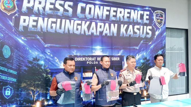 Polisi mengungkap perjudian online (judol) Nexplay 88 Di Sumut. (Foto Ist)