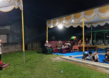 Kapolsek Silou Kahean AKP Edy Syahputra, S.H., M.H hadiri acara Peringatan Maulid Nabi Muhammad SAW 1448 H/2026 M yang digelar di Masjid Ar-Rohman