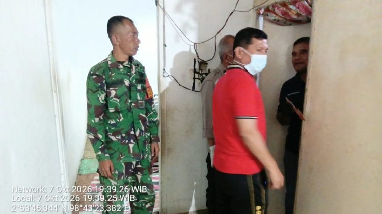 Kapolsek Purba IPTU B. Silalahi pimpin olah TKP