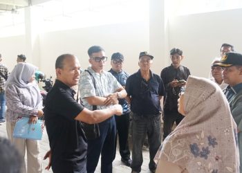 Kota Tanjungbalai Mahyaruddin Salim saat peninjauan ke RS Abdul Jalil Meliala