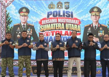 Polres Simalungun Gelar Deklarasi "Polisi Bersama Masyarakat Menolak Narkoba"