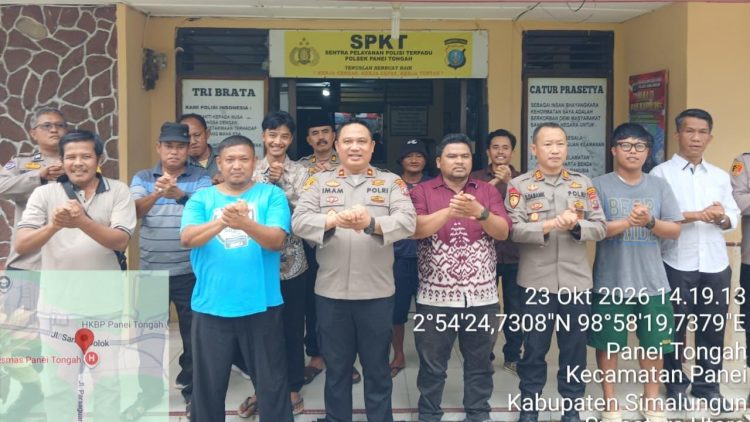 Wakapolres Simalungun KOMPOL Imam Alriyuddin, S.H., M.H Kumpul Bersama Warga di Polsek Panei Tongah