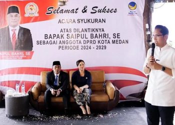 Anggota DPRD Kota Medan, Saipul Bahri - Wali Kota Medan Rico Tri Putra Bayu Waas. (Foto Ist)
