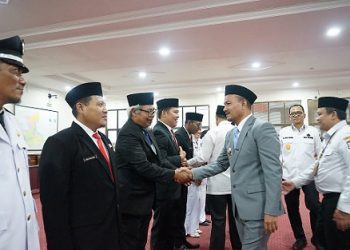 Wali Kota Tanjungbalai Mahyaruddin Salim Lantik 12 Pejabat Administrator, Pengawas dan Pejabat Fungsional