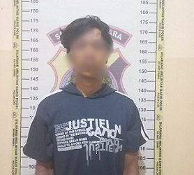 Pelaku A diamankan di Polsek Siantar Barat