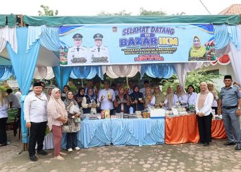 Wakil Wali Kota Tanjungbalai Muhammad Fadly Abdina membuka Pasar Murah dan Bazar IKM