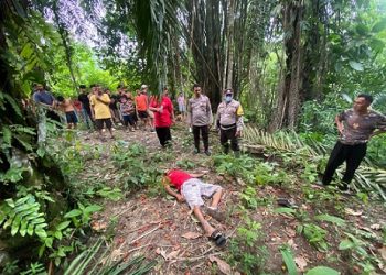 jenajah korban KS saat masih di TKP
