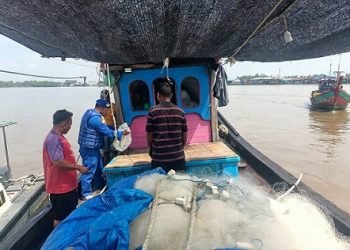 Sat Polairud Polres Tanjungbalai Patroli Perairan, Pastikan Jalur Laut Aman dan Bebas Barang Ilegal