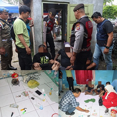 Polres Tanjungbalai Ringkus Dua Pria dan Sita Sabu