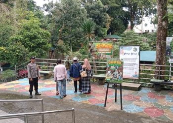 Piket Bhabinkamtibmas AIPDA Saut M. Manurung dan AIPDA I. Surya Darma melaksanakan Patroli KRYD di Taman Hewan