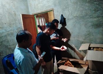 Polsek Bandar Huluan Cek Dugaan Rokok Tanpa Pita Cukai di Pematang Kerasaan Rejo