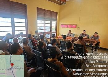Wakapolres Simalungun KOMPOL Imam Alriyuddin, SH, MH menggelar kegiatan tatap muka bersama Muspika dan masyarakat se-Kecamatan Jorlang Hataran