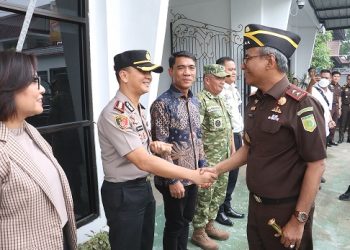 Kapolres Simalungun AKBP Dr. Hendri Nupia Dinka Barus, S.H., S.I.K., M.M dan Kejati Sumut dan Muhibuddin, S.H., M.H.