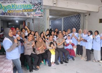 Kapolres Pematangsiantar AKBP Dhana Noer Kurniawan S.I.K., M.M kunjungi Pelatihan dan Kursus (LPK) Mahkota