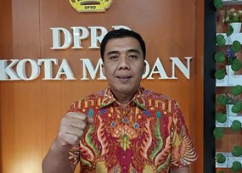 Anggota DPRD Medan Johannes Haratua Hutagalung. (Foto Ist)