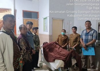 Jenajah korban GPP saat dievakuasi ke RSUD Parapat